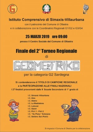Finale del 2° Torneo Regionale di GEOMETRIKO