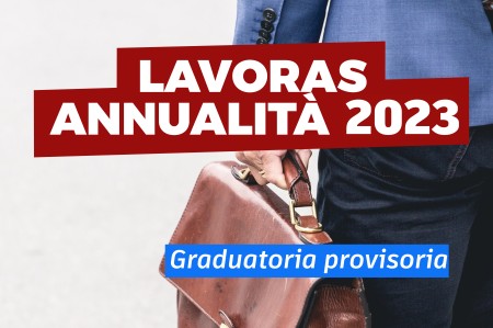 BANDO LAVORAS - GRADUATORIA PROVISORIA